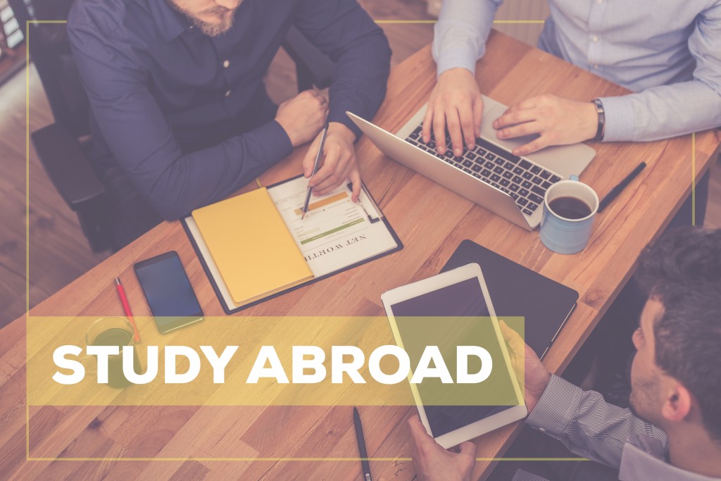 studying abroad concept