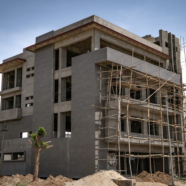 ongoing commercial building renovation